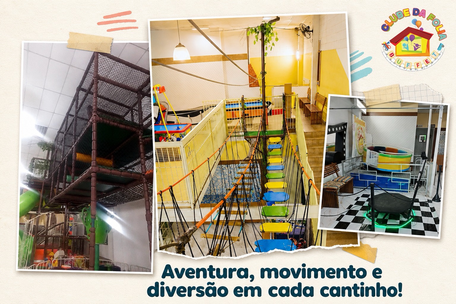 Aventura e diversão no Clube da Folia